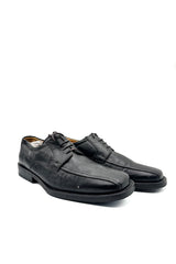 Sketchers Leather Oxford Black Shoe