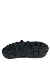 Wide Width Black Tennis Shoes