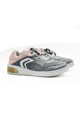 Geox J XLED GIRL Grey/Pink Sneakers