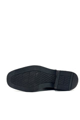 Sketchers Leather Oxford Black Shoe