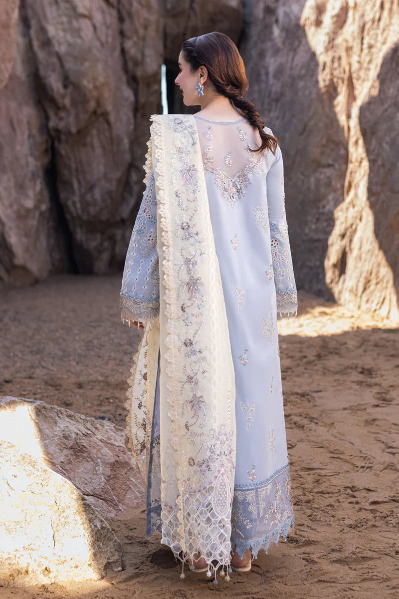 Qalamkar on Fine Quality Lawn with Organza Emb Dopatta