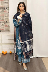 A sling on emb Lawn with voil diamond Dopatta
